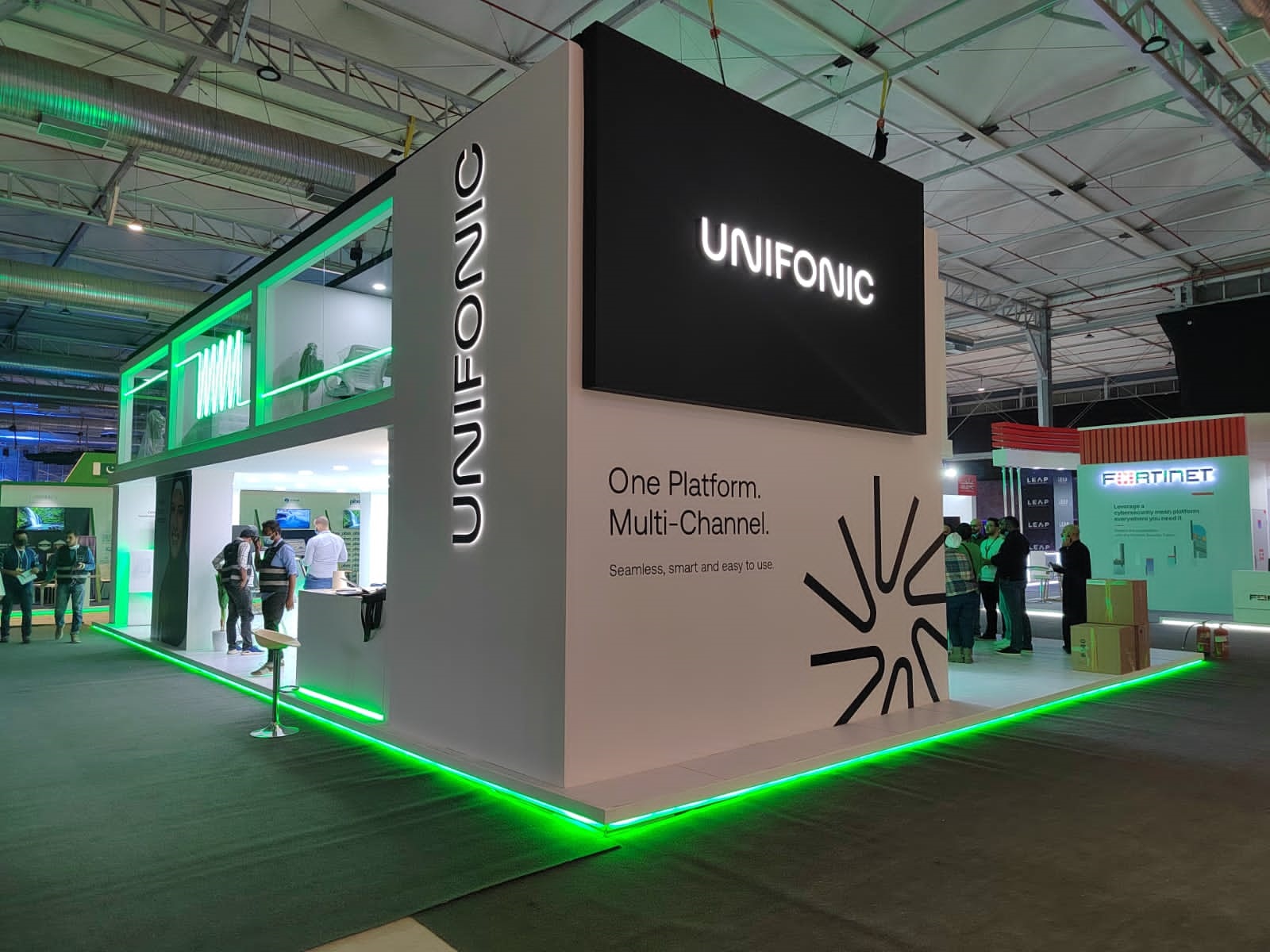 Unifonic Booth at LEAP